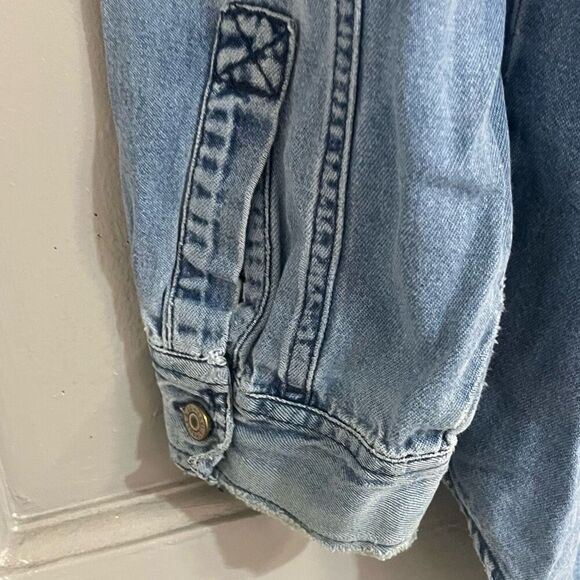 Levi’s Vintage Mens Denim Red Tag Two Horse Logo & 1850 Two Pocket Button Up Sz - Picture 4 of 12